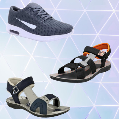 Genial Running Shoes For Men(Grey , 6)