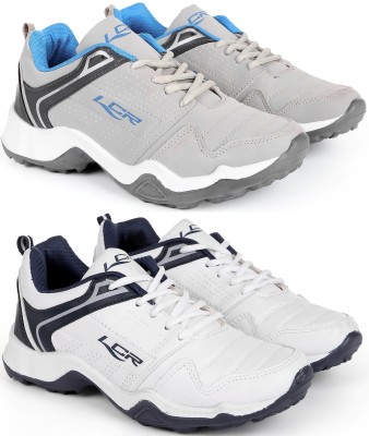 LANCER IND-251LGR-IND-251NBL Running Shoes For Men(Grey)
