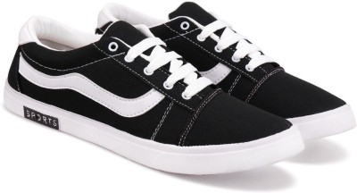 CALCADOS Latest Comfertable Sneakers For Men(Black , 6)