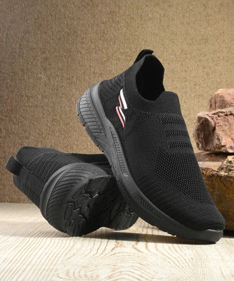 Birde Stylish Memory Foam Soft Comfortable LightWeight Regular Wear Walking Shoes For Men(Black , 12)