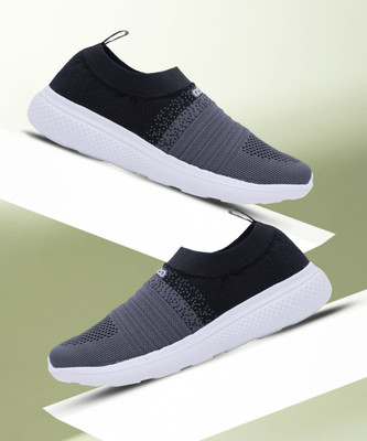 asian Running Shoes For Women(Grey, Black , 4)