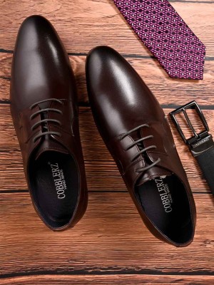 COBBLERZ Lace Up For Men(Brown , 8)