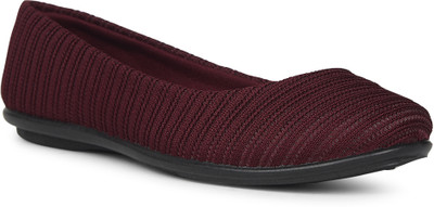 Bata Bata Women's Casual Ballerinas – Stylish and Comfortable Design Bellies For Women(Red , 6)