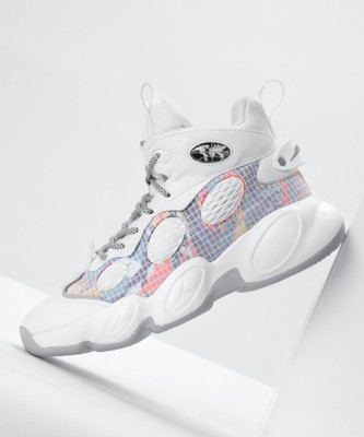 ATOM Supernova Sneakers For Men(White, Multicolor , 6)