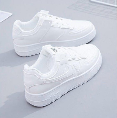 infinity walk AIR Casual Stylish Trendy Outdoor full white sneakers shoes for boys and men Outdoors For Men(White , 6)