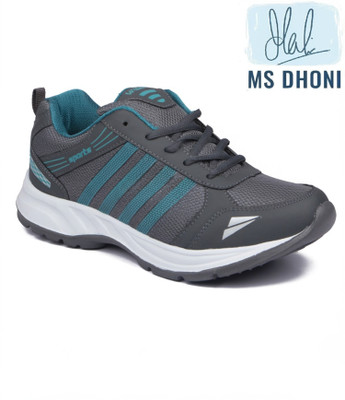 asian wndr-13 Latest Stylish Casual | Lace up Lightweight Running Shoes For Men(Green, Grey , 12)
