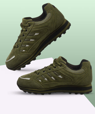 SIMWAY Running Shoes For Men(Olive , 8)