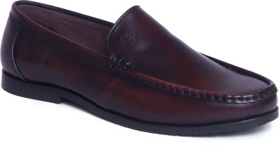 Zoom Shoes A1125 Loafers For Men(Brown)