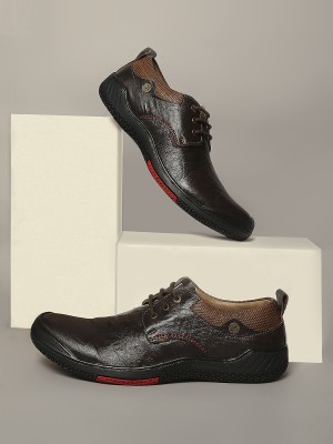 BUCKAROO NEW BRADLEY Genuine Leather Driving Shoes For Men(Tan)