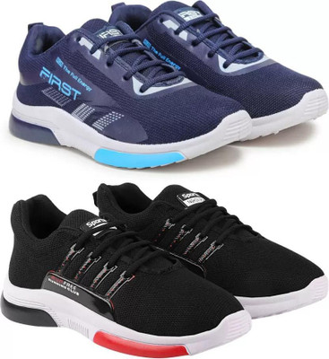 ANGO TY-FIRST BLUE_RUNFREE BLACK Outdoors For Men(Blue , 7)