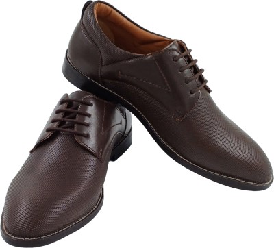 WELVIC Hamilton- Men's Formal Shoe Derby For Men(Brown)