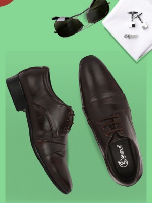 GUAVA GV15JA840 Derby For Men(Brown , 10)