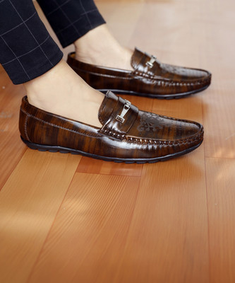T-ROCK Stylish Good Looking Casual Loafers Loafers For Men(Brown , 9)