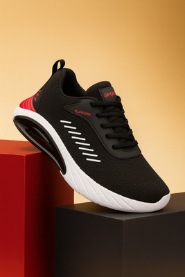 Tying Men's Casual Sneakers Shoes | Anti-Slip | Modern Design | All-Day Comfort Casuals For Men(Black , 9)