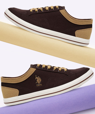 U.S. POLO ASSN. MONTON 4.0 Sneakers For Men(Brown , 6)
