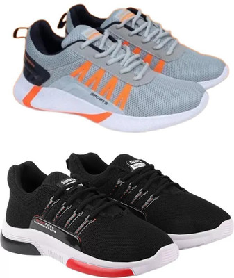 ELASA TY-GREYY HERO_RUNFREE BLACK For Men(Grey , 6)