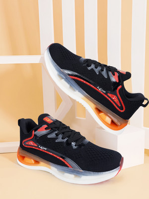 LANCER PLATINUM-41BLK-RED Running Shoes For Men(Black , 6)