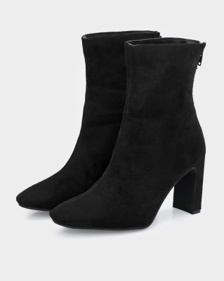 ADORLY Boots For Women(Black , 4)