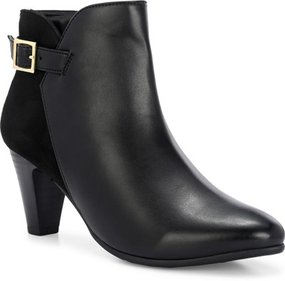 Roadster Stylish& Trendy Primium Boots For Women(Black , 3)