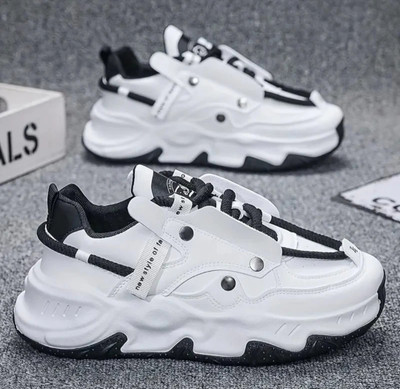 Copser Casual funky design shoes for men's Sneakers For Men(White , 8)