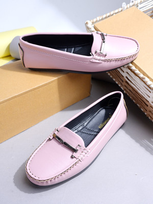 SHOETOPIA Upper Bow Detailed Smart Casual Loafers For Women & Gilrs Loafers For Women(Purple , 4)