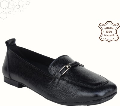 Zoom Shoes Handcrafted Genuine Leather W-3781 Bellies For Women(Black , 5)