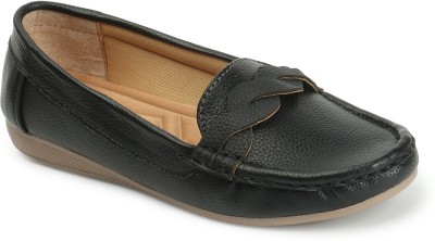 RICHTOE Women Flat loafers Loafers For Women(Black)