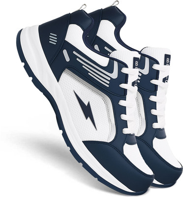 BRUTON Trendy & Stylish Sports Running Shoes For Men(White , 8)