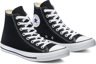 Converse Unisex Chuck Taylor All Star High Top Casuals For Men(Black , 4)