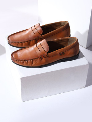 RED CHIEF Loafers For Men(Tan , 10)