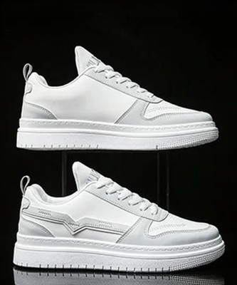 lejano Sneakers For Men(Grey, White , 9)
