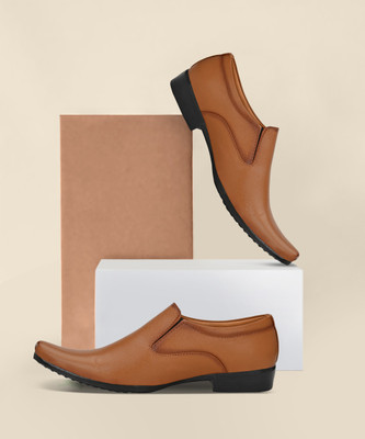 LIONS RIDER Slip On For Men(Tan , 9)