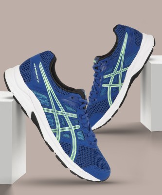 Asics GEL-CONTEND 5B Running Shoes For Men(Blue , 11)