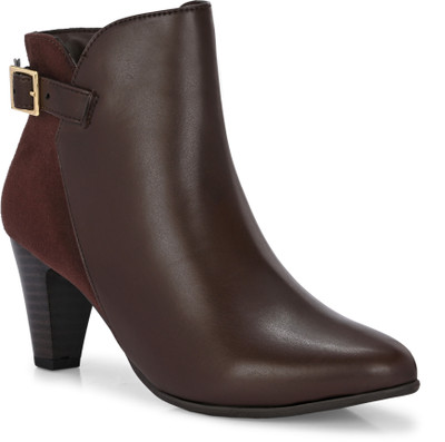 Roadster Stylish& Trendy Primium Boots For Women(Brown , 5)