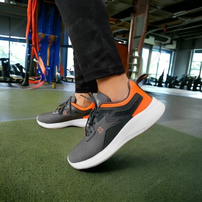Fabbmate Latest Collection of Sports Shoes for Men's Gym,Running,walking,outdoor Casuals For Men(Grey)