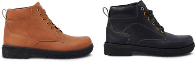 DARTKICK Versatile Casual Shoes for – , & Comfortable Casuals For Men(Black, Tan , 7)