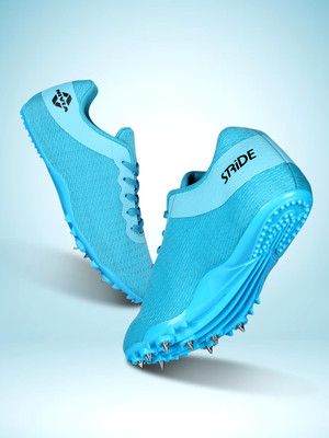 NIVIA Spikes Stride 2.0 - 2024 Running Shoes For Men(Blue , 9)