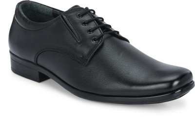 GARDIN Men Solid Leather Derby Derby For Men(Black , 6)