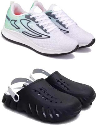 Pennen Men's Lightweight Running Shoes,Stylish Casual Shoes for Gym & Walking(Pack of2) Casuals For Men(Multicolor , 8)