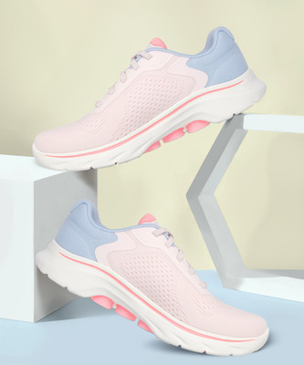 Skechers GO WALK 7 - COSMIC WAVES Walking Shoes For Women(Pink , 4)