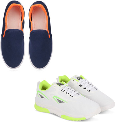 AYANSH MANUFACTURING Walking Shoes For Men(Blue, White , 8)