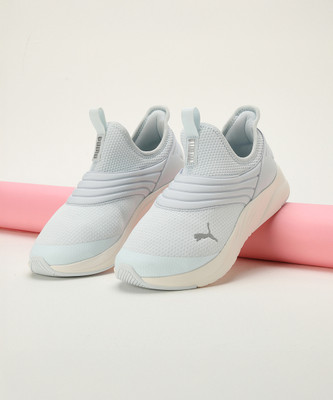 PUMA Softride Sophia2 Slip-On Walking Shoes For Women(Blue , 4)