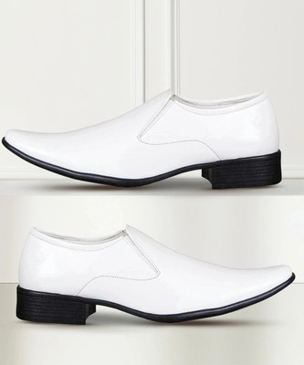 Vitoria RS_VTR_401-Wht-Slipon-Rnd Slip On For Men(White , 9)