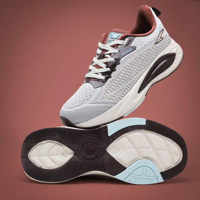 asian Titan-06 Men's Sneakers | Stylish & Lightweight Casual Sports Shoes Casuals For Men(Grey, Brown , 8)