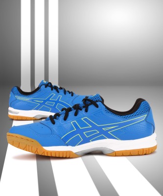 Asics GEL-COURTMOV Badminton Shoes For Men(Blue , 9)