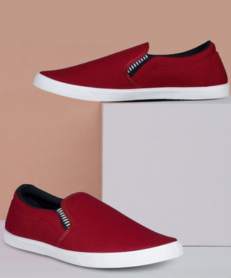 HOTSTYLE Loafers For Men(Maroon , 10)