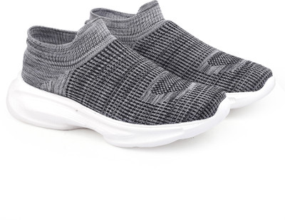 Kraasa Vibes Walking Shoes For Men(Grey , 8)