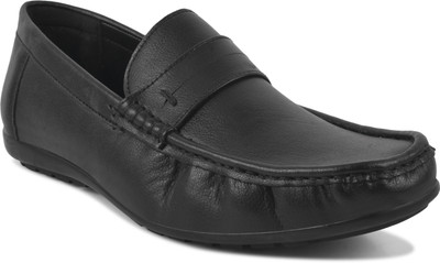 Clog London Men's Loafers Loafers For Men(Black , 9)