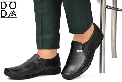 DoDa DoDa Executive Elegance Handcrafted Genuine Leather Formal Shoes For Men Slip On For Men(Black)