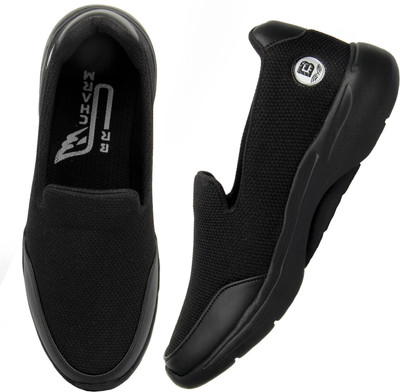 Brucharm ULTRA-GO Series1 Walking/Outdoors/Gym&Workout/Breathable Diamond Mesh/Attractive Slip On Sneakers For Men(Black , 9)